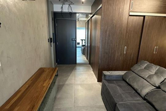 Sala de apartamento à venda com 1 quarto, 34m² em Pinheiros, São Paulo