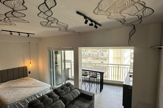 Quarto de apartamento à venda com 1 quarto, 34m² em Pinheiros, São Paulo