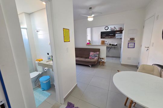 Quarto 1 de apartamento para alugar com 1 quarto, 56m² em Aviação, Praia Grande