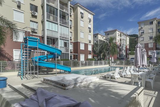 Área comum - Piscina de apartamento à venda com 3 quartos, 67m² em Morro Santana, Porto Alegre