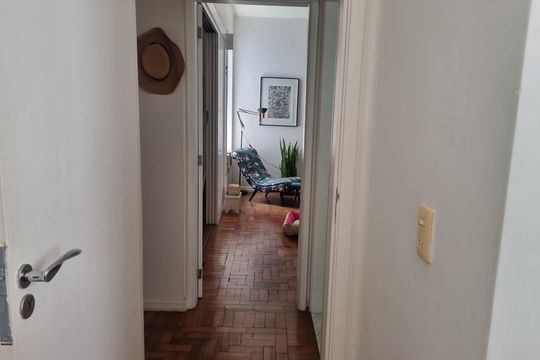 Corredor de apartamento à venda com 1 quarto, 97m² em Jardim Botânico, Rio de Janeiro