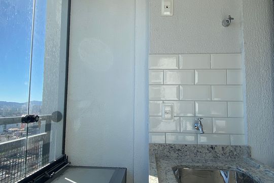Varanda de apartamento para alugar com 1 quarto, 30m² em Centro, Osasco