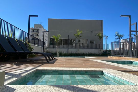 Área comum - Piscina de apartamento para alugar com 1 quarto, 30m² em Centro, Osasco
