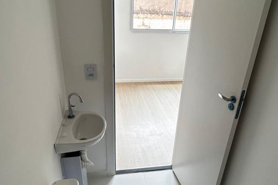 Banheiro de kitnet/studio à venda com 1 quarto, 16m² em Mooca, São Paulo