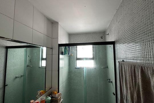 Banheiro do Quarto 2 de apartamento à venda com 3 quartos, 84m² em Recreio dos Bandeirantes, Rio de Janeiro