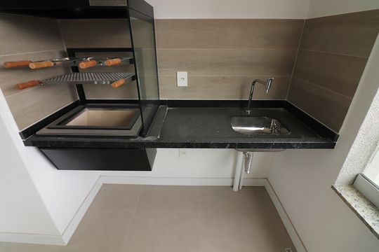 Varanda gourmet de apartamento para alugar com 3 quartos, 117m² em Jardim do Mar, São Bernardo do Campo