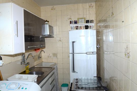 Cozinha de apartamento para alugar com 2 quartos, 50m² em Ribeiro de Abreu, Belo Horizonte