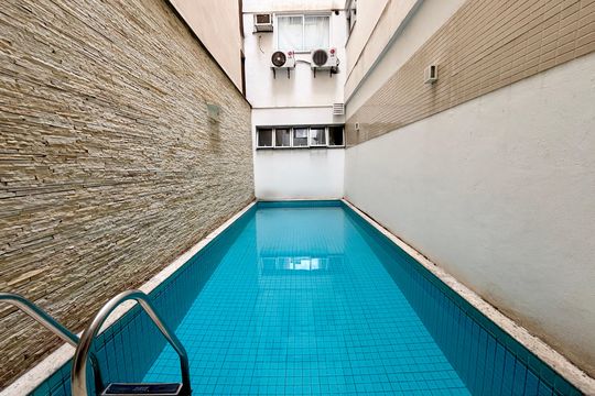 Área comum - piscina de apartamento à venda com 2 quartos, 90m² em Botafogo, Rio de Janeiro