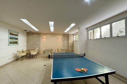 Área comum - sala de jogos de apartamento à venda com 2 quartos, 90m² em Botafogo, Rio de Janeiro