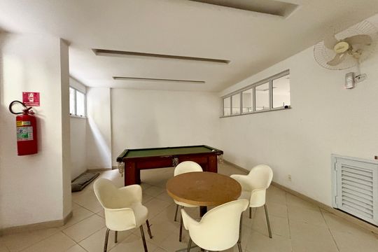 Área comum - sala de jogos de apartamento à venda com 2 quartos, 90m² em Botafogo, Rio de Janeiro