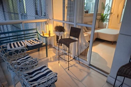 Varanda de apartamento para alugar com 2 quartos, 73m² em Barra da Tijuca, Rio de Janeiro