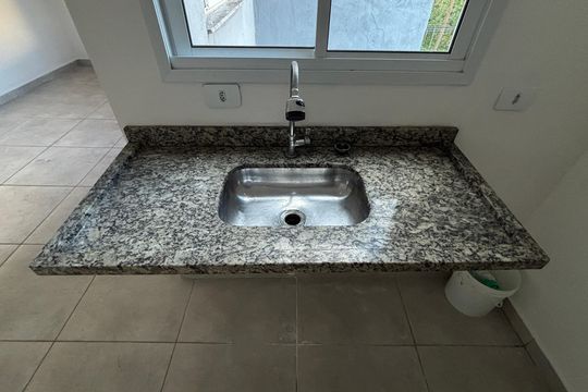 Cozinha de apartamento à venda com 2 quartos, 90m² em Vila Curuçá, Santo André
