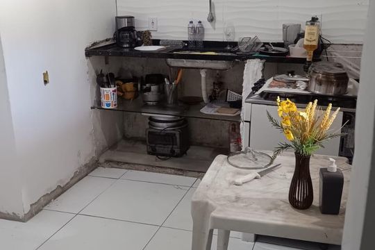 Cozinha de casa para alugar com 1 quarto, 60m² em Itaipuaçu, Maricá