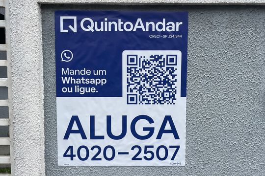 Placa de apartamento para alugar com 2 quartos, 38m² em Jardim Etelvina, São Paulo