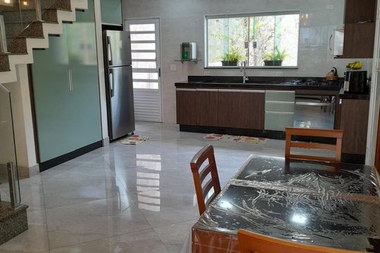 Cozinha de casa à venda com 3 quartos, 283m² em Jardim, Santo André