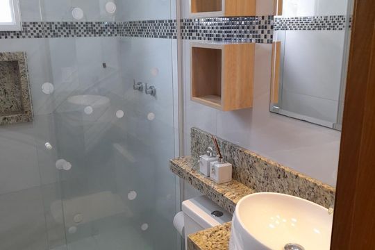 Banheiro de casa à venda com 3 quartos, 283m² em Jardim, Santo André