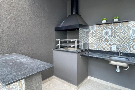 Área comum de kitnet/studio à venda com 1 quarto, 17m² em Ferreira, São Paulo