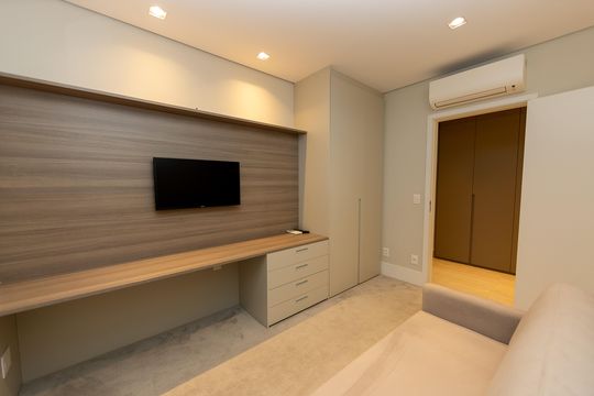 suite 1 de apartamento à venda com 3 quartos, 278m² em Alphaville Empresarial, Barueri