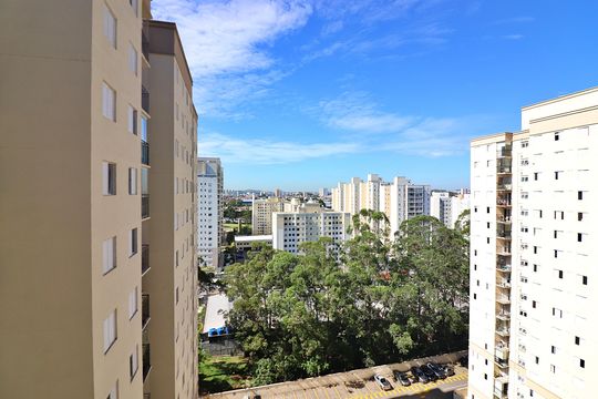 Quarto 1 Vista  de apartamento à venda com 2 quartos, 49m² em Planalto, São Bernardo do Campo