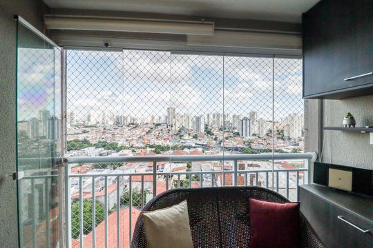 Varanda de apartamento à venda com 2 quartos, 57m² em Lauzane Paulista, São Paulo