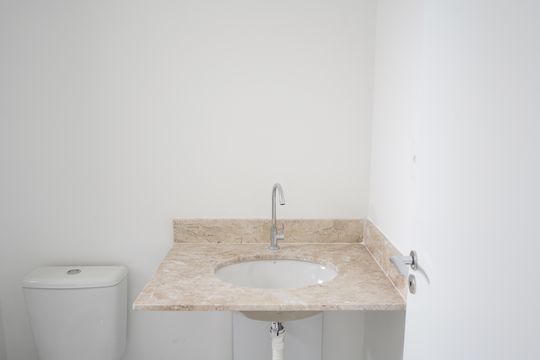 Banheiro de apartamento à venda com 2 quartos, 75m² em Alto da Mooca, São Paulo
