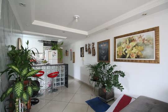 Sala de apartamento à venda com 2 quartos, 54m² em Vila Andrade, São Paulo