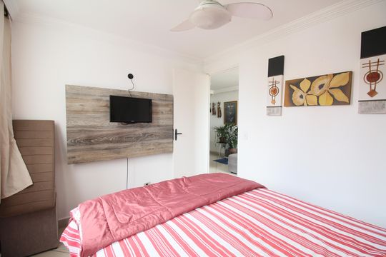 Quarto 1 de apartamento à venda com 2 quartos, 54m² em Vila Andrade, São Paulo