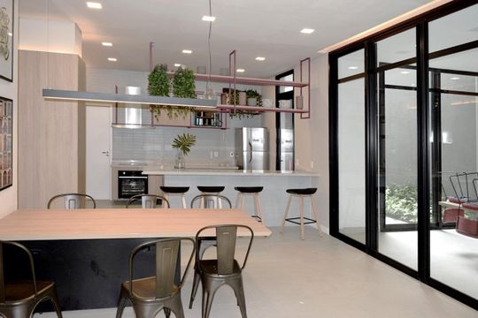 Salão de Festas de kitnet/studio para alugar com 1 quarto, 24m² em Vila Madalena, São Paulo
