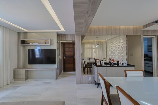 Sala de apartamento à venda com 4 quartos, 160m² em Cidade Nova, Belo Horizonte