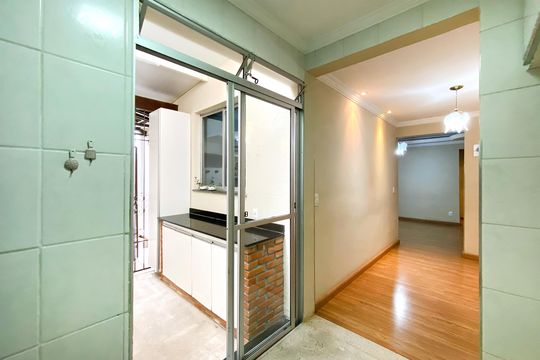 Cozinha de apartamento à venda com 3 quartos, 125m² em São Paulo, Belo Horizonte