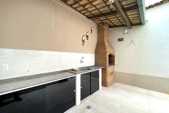Churrasqueira de apartamento à venda com 3 quartos, 125m² em São Paulo, Belo Horizonte