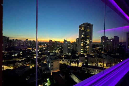 Varanda de apartamento à venda com 1 quarto, 91m² em Vila Regente Feijó, São Paulo