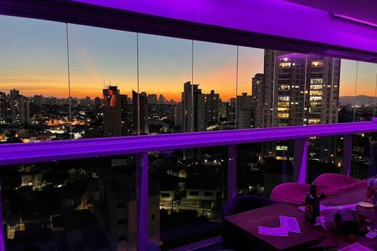 Varanda de apartamento à venda com 1 quarto, 91m² em Vila Regente Feijó, São Paulo