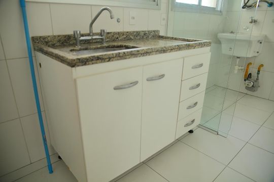 Cozinha  de apartamento à venda com 2 quartos, 68m² em Independência, São Bernardo do Campo