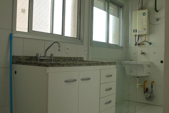 Cozinha  de apartamento à venda com 2 quartos, 68m² em Independência, São Bernardo do Campo