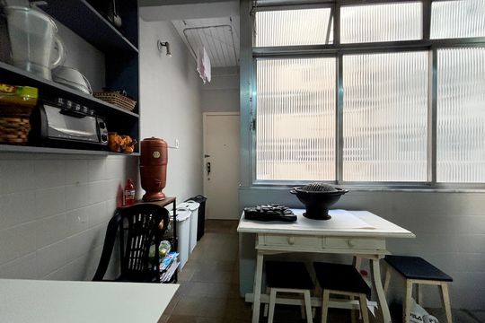 Área de serviço  de apartamento para alugar com 3 quartos, 144m² em Copacabana, Rio de Janeiro