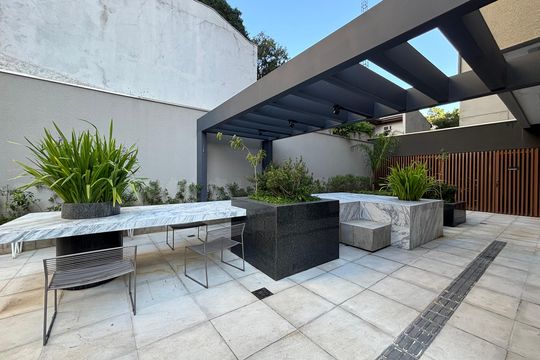 Área comum de kitnet/studio para alugar com 1 quarto, 24m² em Pinheiros, São Paulo