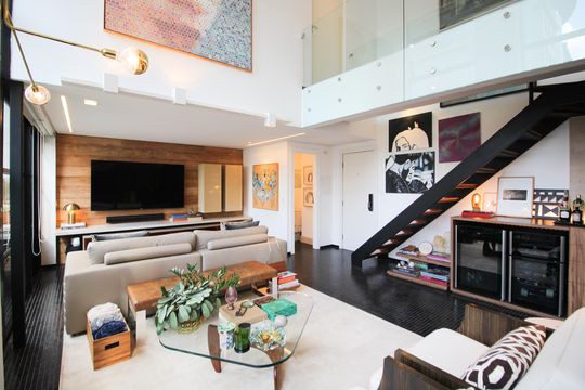 Sala de apartamento para alugar com 2 quartos, 90m² em Vila Nova Conceição, São Paulo