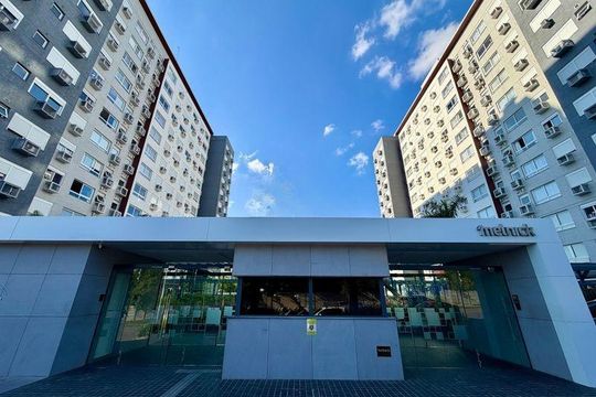 Fachada de apartamento à venda com 2 quartos, 59m² em Jardim do Salso, Porto Alegre