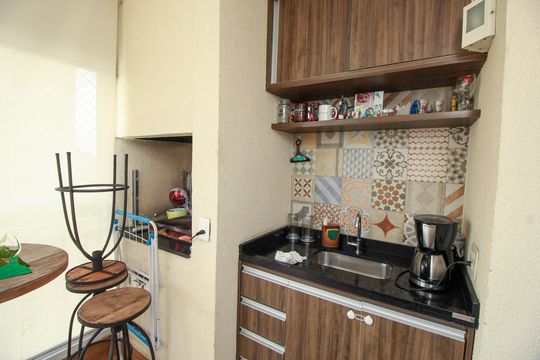 Churrasqueira de casa à venda com 3 quartos, 77m² em Campestre, Santo André