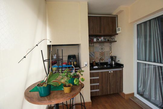 Churrasqueira de casa à venda com 3 quartos, 77m² em Campestre, Santo André