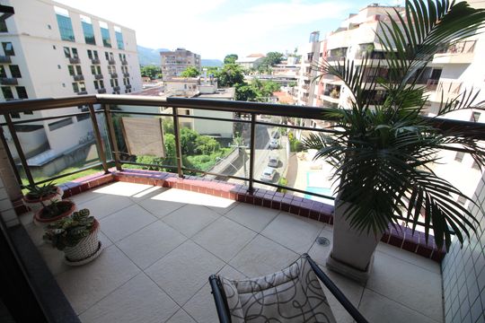 Quarto 3 - Varanda de apartamento à venda com 3 quartos, 139m² em Freguesia (jacarepaguá), Rio de Janeiro