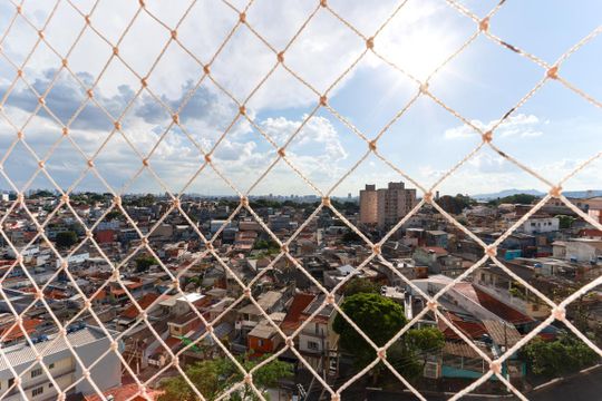 Vista da varanda de apartamento à venda com 2 quartos, 55m² em Vila Pita, São Paulo