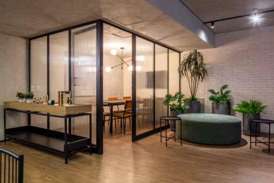Área comum de apartamento para alugar com 1 quarto, 25m² em Indianópolis, São Paulo