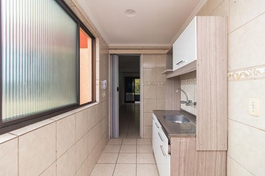 Cozinha de apartamento à venda com 2 quartos, 69m² em Santa Tereza, Porto Alegre