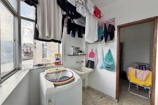 Cozinha e Área de Serviço de apartamento à venda com 3 quartos, 81m² em Padre Eustáquio, Belo Horizonte