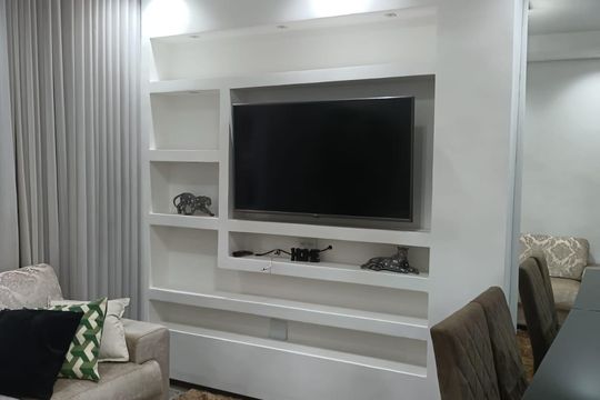 Sala de apartamento à venda com 3 quartos, 81m² em Padre Eustáquio, Belo Horizonte