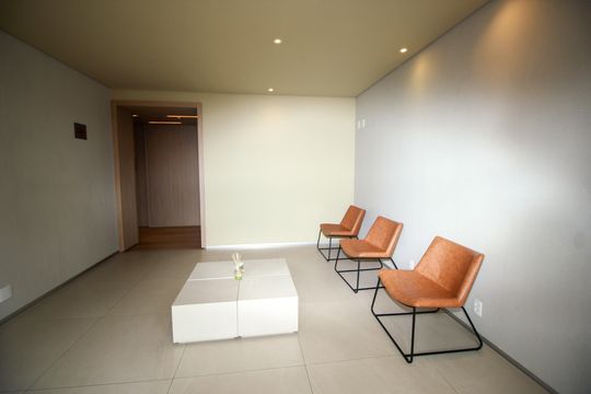 Hall social de apartamento à venda com 2 quartos, 74m² em Vila Assunção, Santo André