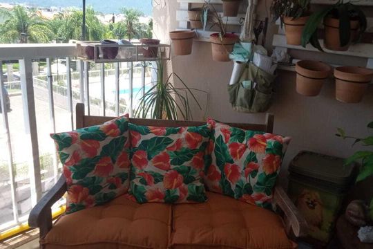 Varanda de apartamento à venda com 2 quartos, 74m² em Recreio dos Bandeirantes, Rio de Janeiro