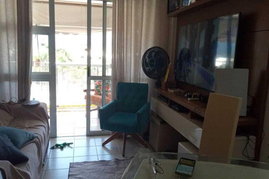 Sala de apartamento à venda com 2 quartos, 74m² em Recreio dos Bandeirantes, Rio de Janeiro